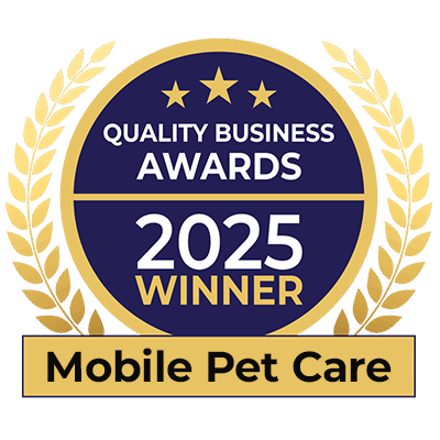 Dog Grooming in Barrie Mobilepetcare 2025 Badge V2 Pets Cool Corporation